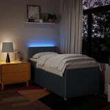  Krevet s oprugama i madracem plavi 90 x 190 cm od tkanine | shoptok.hr