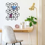Wallity Zidna dekoracija Moodboard 1, 45x60 cm, 1.5 mm, Crna Cene