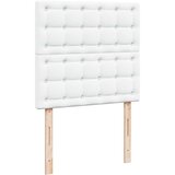 vidaXL Box spring postelja z vzmetnico bela 80x200 cm umetno usnje | Shoptok.si