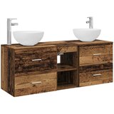  Set ormarića za kupaonicu 3 kom. Staro drvo 49,5 x 35 x 63 cm | shoptok.hr