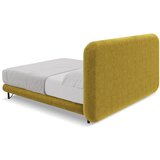 Makamii Gorčično rumena boxspring postelja 140x200 cm Ilima – | Shoptok.si