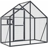  Kavez za ptice antracit 179 x 100 x 185 cm aluminijski | Eponuda.com