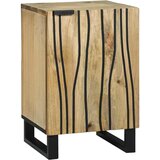 vidaXL Kopalniška omarica s polico Rjava in črna 38 x 33.5 x 58 cm, (5000044254) Cene