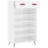 Ormarić za cipele sjajni bijeli 60x35x105 cm konstruirano drvo | shoptok.hr
