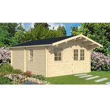 Male kuće Drvena kuća GOTLAND E 440 × 595 cm sa šindrom | shoptok.hr
