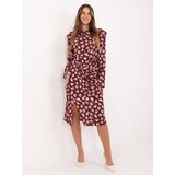 RUE PARIS Dress-IT-SK-20057.21P-burgundy | Shoptok.si