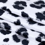  Curtain WILD color white printed theme animal style tropical silver silver metal eyelets velvet 140x250 AmeliaHome | shoptok.hr