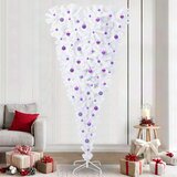  Umestno božično drevo med 300 LED Bela 240 cm PVC in jeklo, (5000111378) Cene