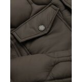 Ombre Men's quilted jacket in shirt cut - light brown | shoptok.hr