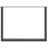  Noge za blagovaonski stol U-oblik 3 kom antracit 100 x (72-73) cm čelik | shoptok.hr