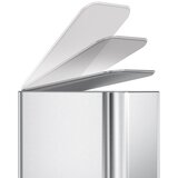simplehuman Jeklen koš za smeti s pedalom v mat srebrni barvi 5 l – | Shoptok.si