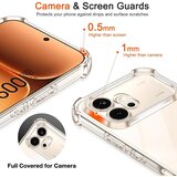Techsuit Shockproof Clear Silicone prozirna maskica otporna na udarce za Honor 600 Pro | shoptok.hr