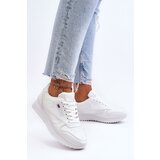 Boto Leather Lace Up Platform Sports Shoes White Merida | shoptok.hr