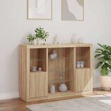  Komode s LED svjetlima 3 kom boja hrasta sonome | shoptok.hr