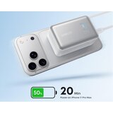 Anker polnilna baterija powerbank Nano 10000 mAh, 45W z vgrajenim USB-C kablom, bela, A1638H21 | Shoptok.si