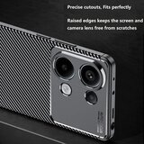 Techsuit CarbonFiber ovitek za Xiaomi Poco X6 Pro – črna | Shoptok.si