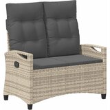  Vrtna klupa s jastukom 105 x 60 x 112 cm čelik | shoptok.hr