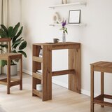  Barski stol s držačima boja hrasta 90x40x103,5 cm drveni | shoptok.hr