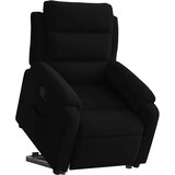  Naslonjač na podizanje crni baršunasti | shoptok.hr