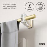 Umbra Željezna proširiva karniša mat zlatna 107 - 305 cm Flute – | shoptok.hr