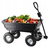 Chomik baštenska/transportna kolica garden line, 300 kg, 75 l black | ePonuda.com