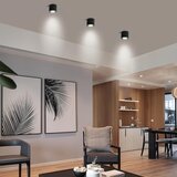KYOTECH 4x nadgradno stropno ohišje za LED modul Ø80×65mm | Shoptok.si