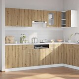  11-dijelni set kuhinjskih ormarića "Lyon" Artisan hrast, inženjersko drvo | shoptok.hr
