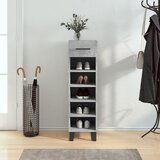 The Living Store Omarica za čevlje betonsko siva 30x35x105 cm inženirski les - Omarica Za Čevlje, (21435311) Cene