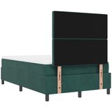  Krevet s opruga kutije Tamnozelena 200 x 120 cm Baršun | shoptok.hr