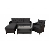 Olimp Sport Baštenska ugaona sofa od ratana sa foteljom Cebu | ePonuda.com