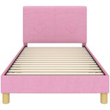  za djecu s uzglavljem Ružičasta 90 x 190 cm tkanina | shoptok.hr