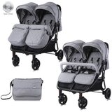 Lorelli kolica za blizance Duo s torbom, Cool Grey cijene