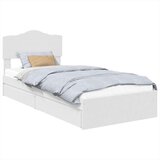  Krevet s od storage Bijelo 75 x 190 cm Konstruirano drvo | shoptok.hr