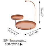 WALLXPERT Stalak za nakit 25x28x21cm, Bronzane boje | Eponuda.ba