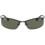 Ray-ban RB3183 004/9A Polarized ONE SIZE (63) Srebrna/Zelena | Shoptok.si
