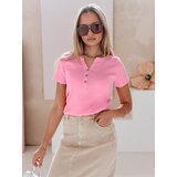 DStreet Bluzka damska one size prążkowana KISS LOOK różowa | Shoptok.si
