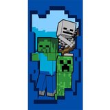 Jerry Fabrics Plavi pamučan dječji ručnik 70x140 cm Minecraft "Beware" – | shoptok.hr