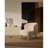 Kave Home Kremno bel fotelj iz šenilje Ulit – | Shoptok.si