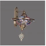 846STL2753 Zidna lampa, Šarena