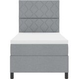  Krevet s opruga kutije Svijetlo siva 90 x 200 cm tkanina | shoptok.hr