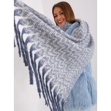 Wool Fashion Italia Scarf-AT-SZ-23125.75-white-blue | shoptok.hr