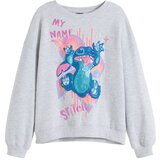 Desigual Majica 'Stitch™' modra / siva / losos / roza | Shoptok.si
