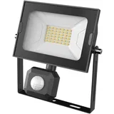 reflektor sa senzorom slim pir led smd 2270 lm 6K IP44 30W crni