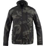 Leipold+Döhle Jakna softshell Camouflage, črn vzorec, velikost S | Shoptok.si