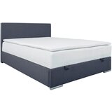 CARRYHOME POSTELJA Z VZMETNICO 120 cm x 200 cm , tekstil temno modra | Shoptok.si