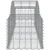  Lučne gabionske košare 40 kom 200x50x40/60 cm pocinčano željezo | shoptok.hr