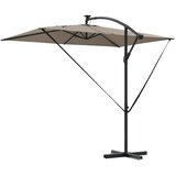  Suncobran Sivo-smeđa 294 x 200 x 270 cm Poliester i aluminij | shoptok.hr