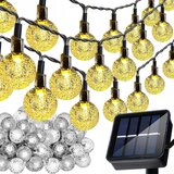  LED 100 toplo bela zunanja solarna dekorativna girlanda IP44 9,6m 8 funkcij Cene
