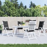  Jastuci za stolice 4 kom prošarano antracit 120x50x7 cm tkanina | shoptok.hr