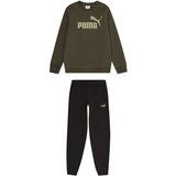 Puma Trenerka za dečake Ess No.1 Logo Crew Sweat Suit Fl B, Maslinasta | ePonuda.com